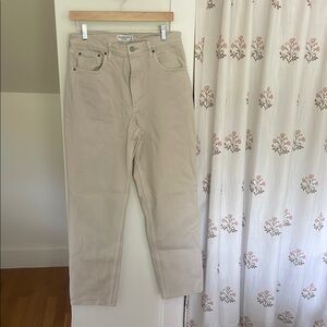 Abercrombie & Fitch Women's High Rise Beige Jeans